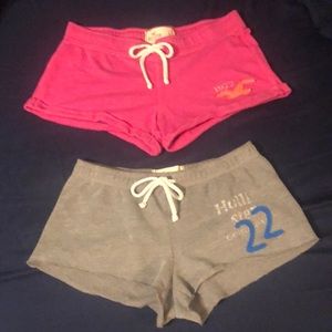 HOLLISTER comfy shorts $8 for both